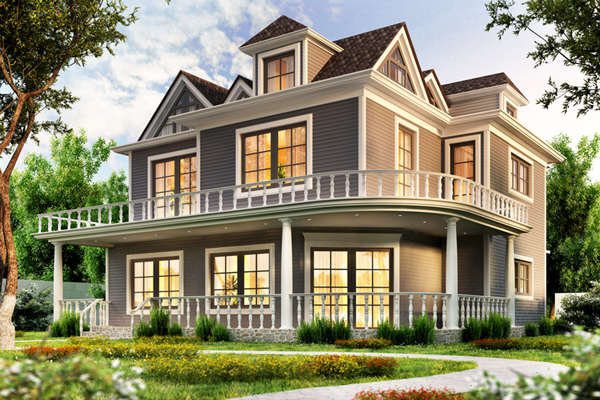 Classic American house
