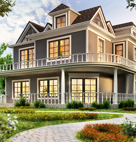 Classic American house